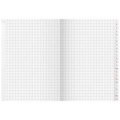 Kladde | A6, 192 Seiten, kariert, Karton, rot