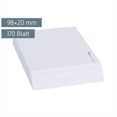 Zettelblock liniert | 170 Blatt