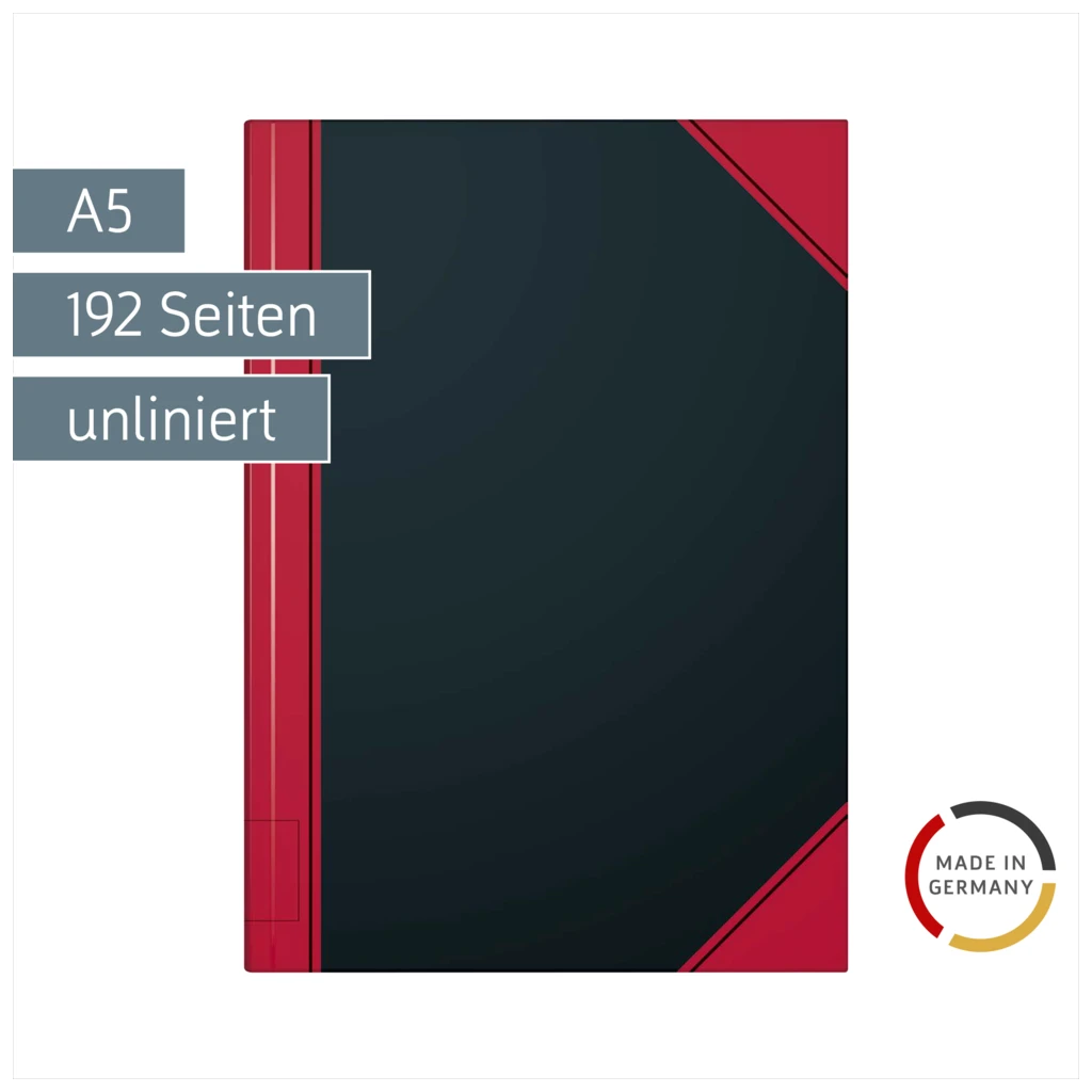 Notizbuch Chinabuch | A5, unliniert, schwarz