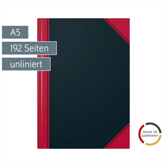 Notizbuch Chinabuch | A5, unliniert, schwarz