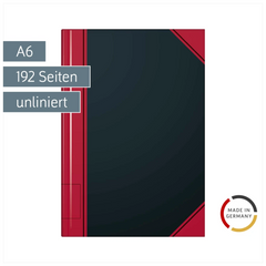 Notizbuch Chinabuch | A6, unliniert, schwarz
