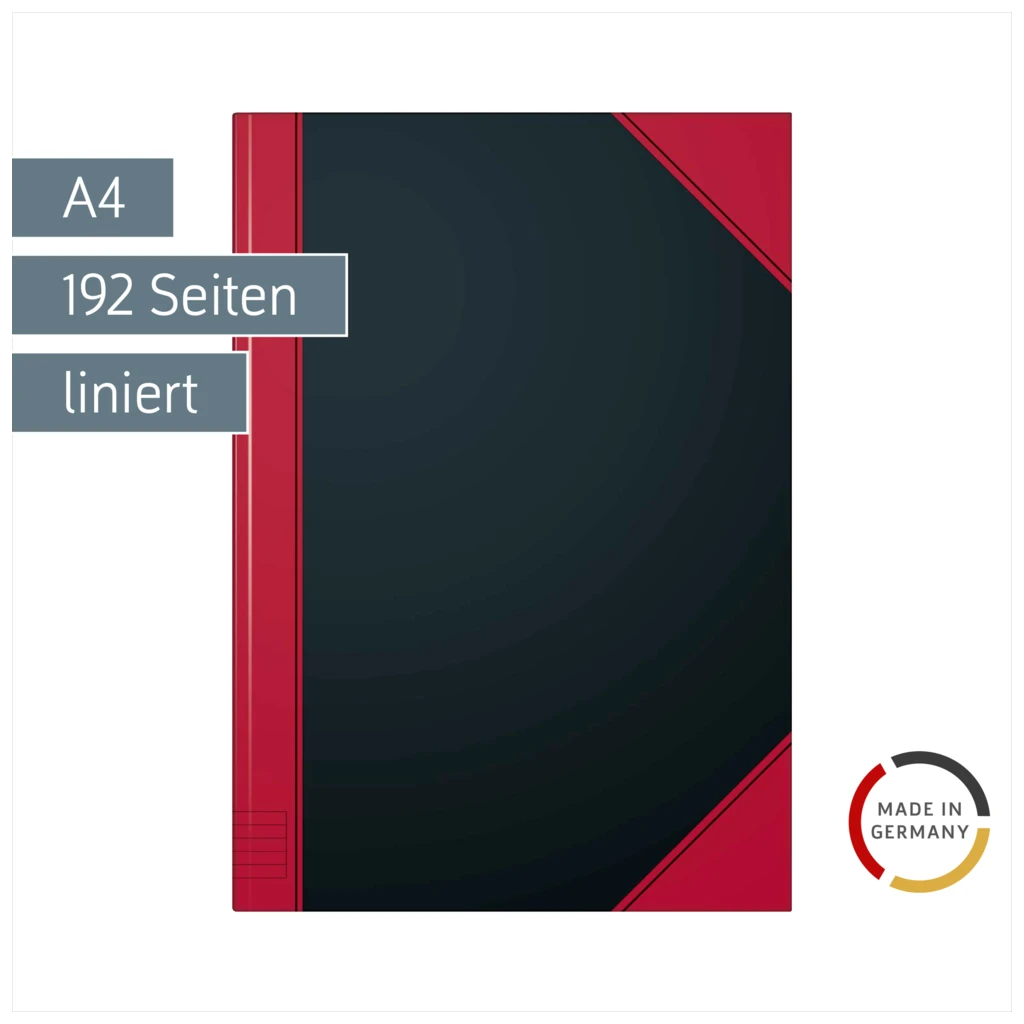 Notizbuch Chinabuch | A4, liniert, schwarz