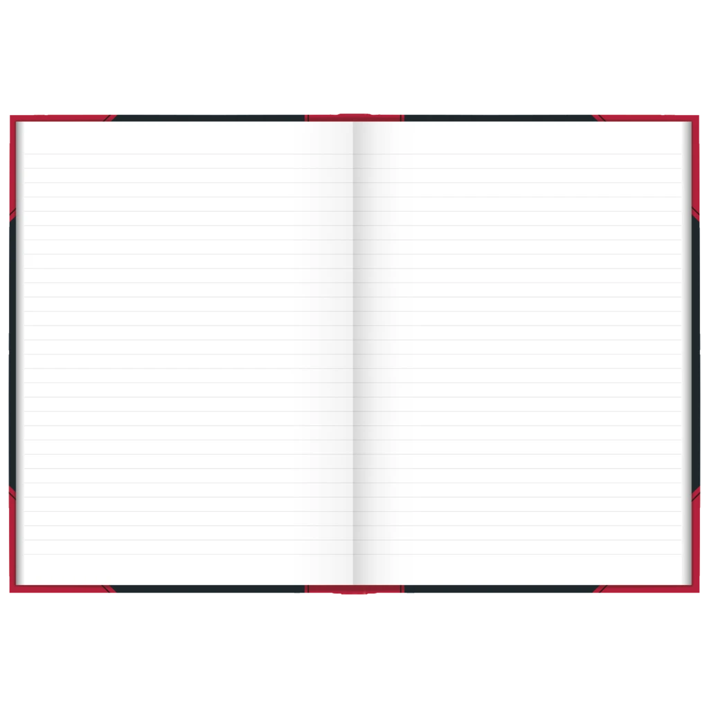 Notizbuch Chinabuch | A4, liniert, schwarz