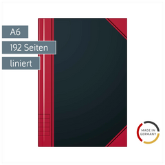 Notizbuch Chinabuch | A6, liniert, schwarz