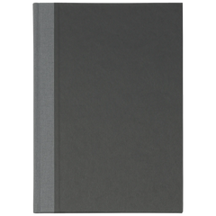 Protokoll- und Konferenzbuch | A4, kariert, schwarz