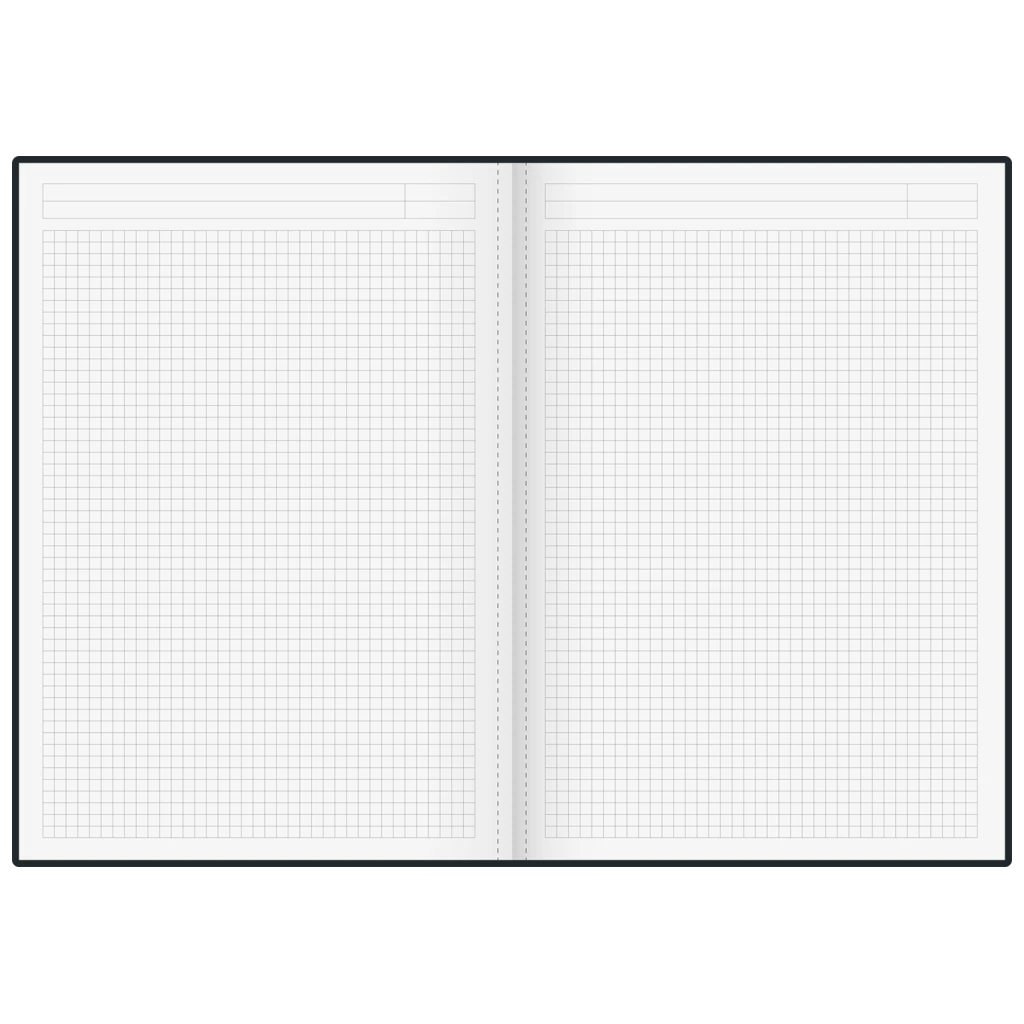 Protokollbuch | A4, kariert, schwarz