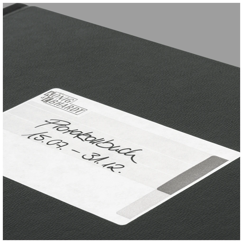 Protokollbuch | A4, kariert, schwarz