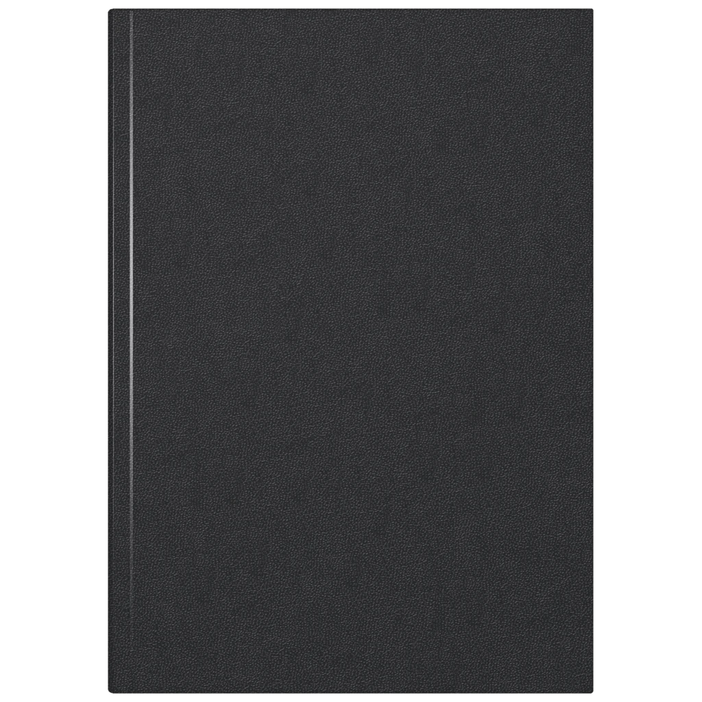 Protokollbuch | A5, kariert, schwarz