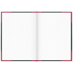 Notizbuch Chinabuch | A4, kariert, schwarz