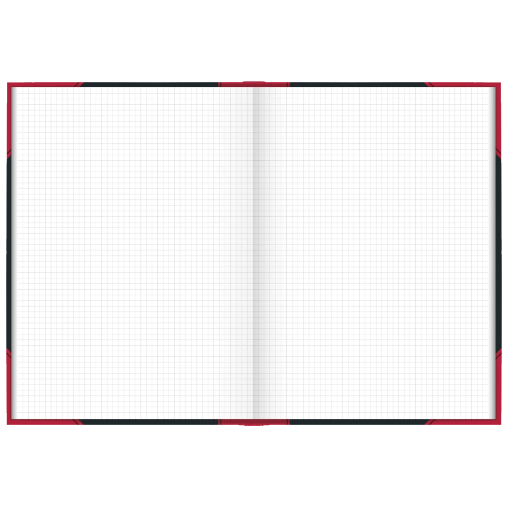 Notizbuch Chinabuch | A4, kariert, schwarz