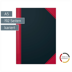 Notizbuch Chinabuch | A5, kariert, schwarz