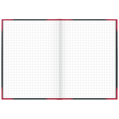 Notizbuch Chinabuch | A6, kariert, schwarz