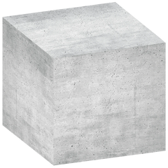 Zettelwürfel „Beton“ | 700 Blatt, grau