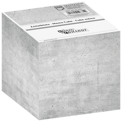 Zettelwürfel „Beton“ | 700 Blatt, grau