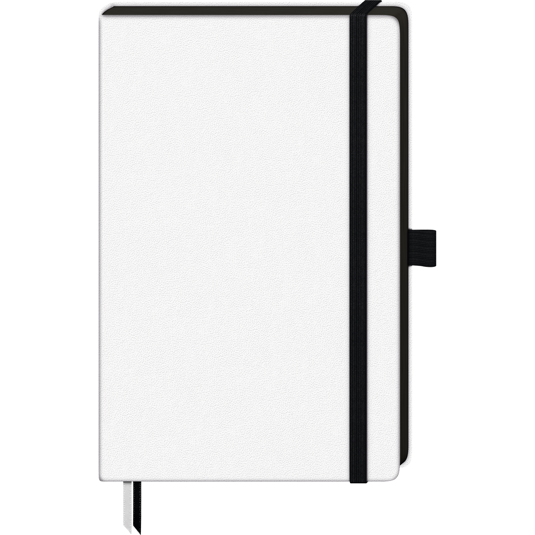 Notizbuch Kompagnon White, A5, 192 Seiten, liniert, weiß
