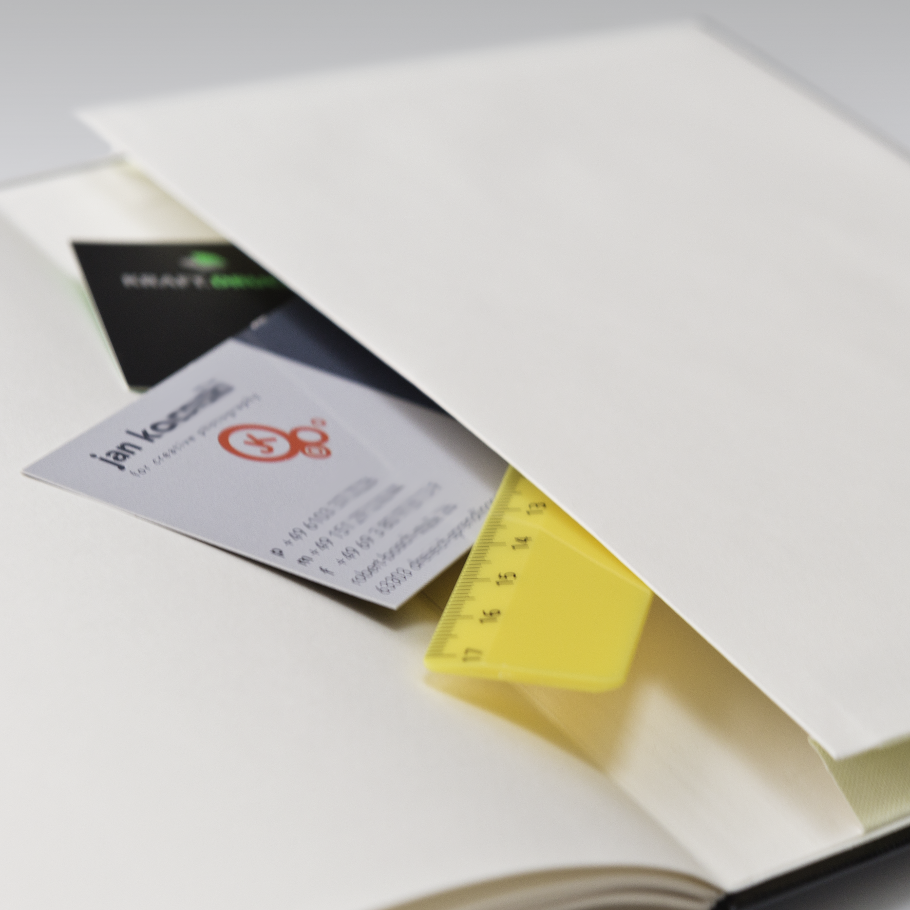 Notizbuch Kompagnon White, A5, 192 Seiten, liniert, weiß